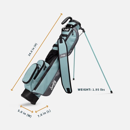 Golf Tas met Standaard - Pitch n Putt Tas Draagbare Golftas - Golfen op Korte Banen - Lichtgewicht Ontwerp — afbeelding 5