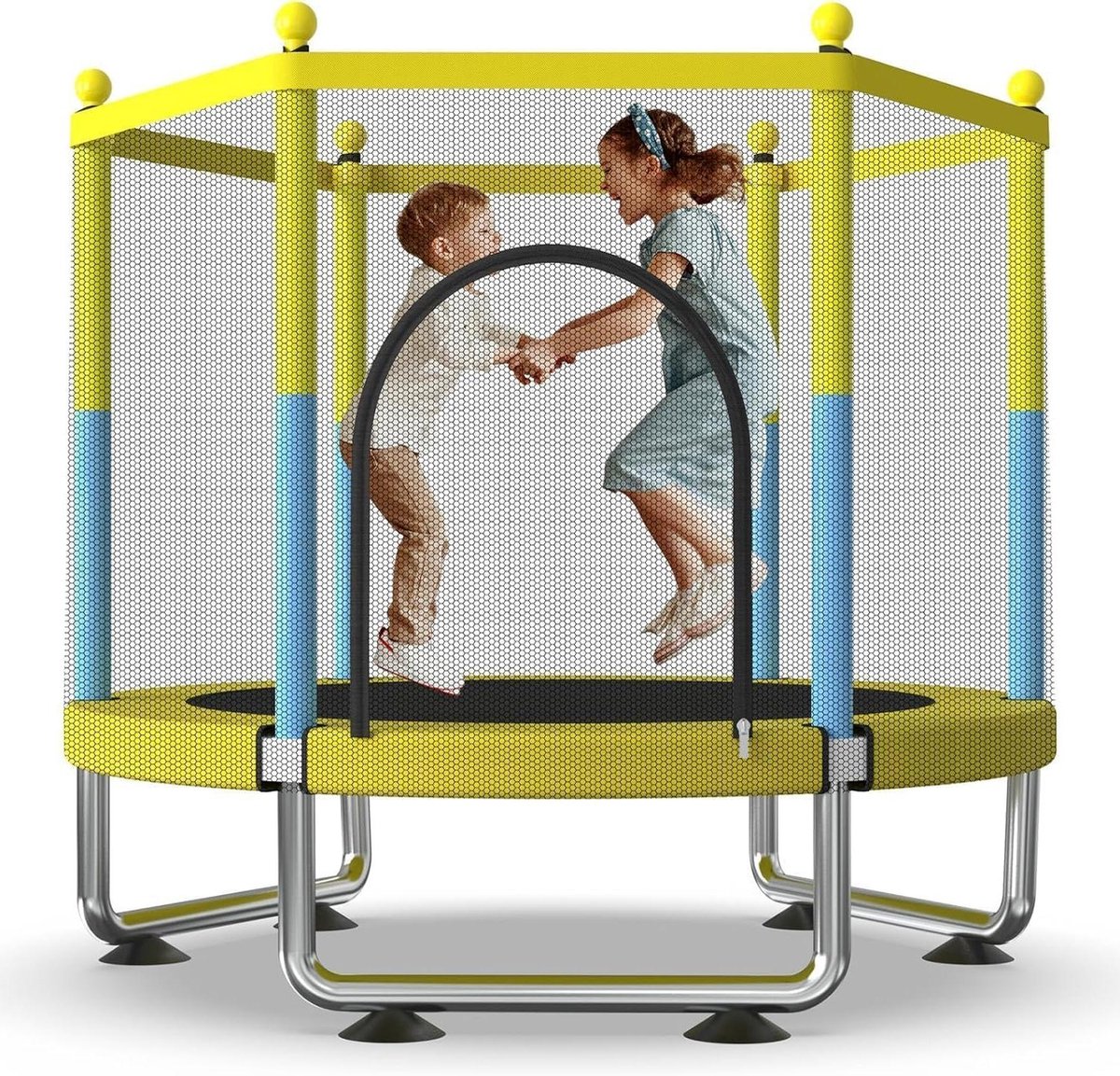 Kindertrampoline - Binnentrampoline Buitentrampoline - Energie Kwijt Raken - Met Veiligheidsnet - 150 kg Capaciteit - Niet gespecificeerd