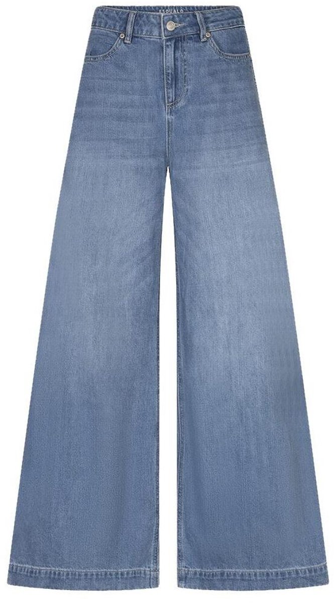 EsQualo Jeans Trousers Jeans Wide Leg F26 12500 650 Jeans Blue Dames Maat - W36