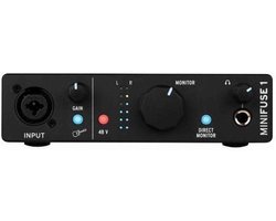 Arturia MiniFuse 1 Black - USB audio interface - zwart