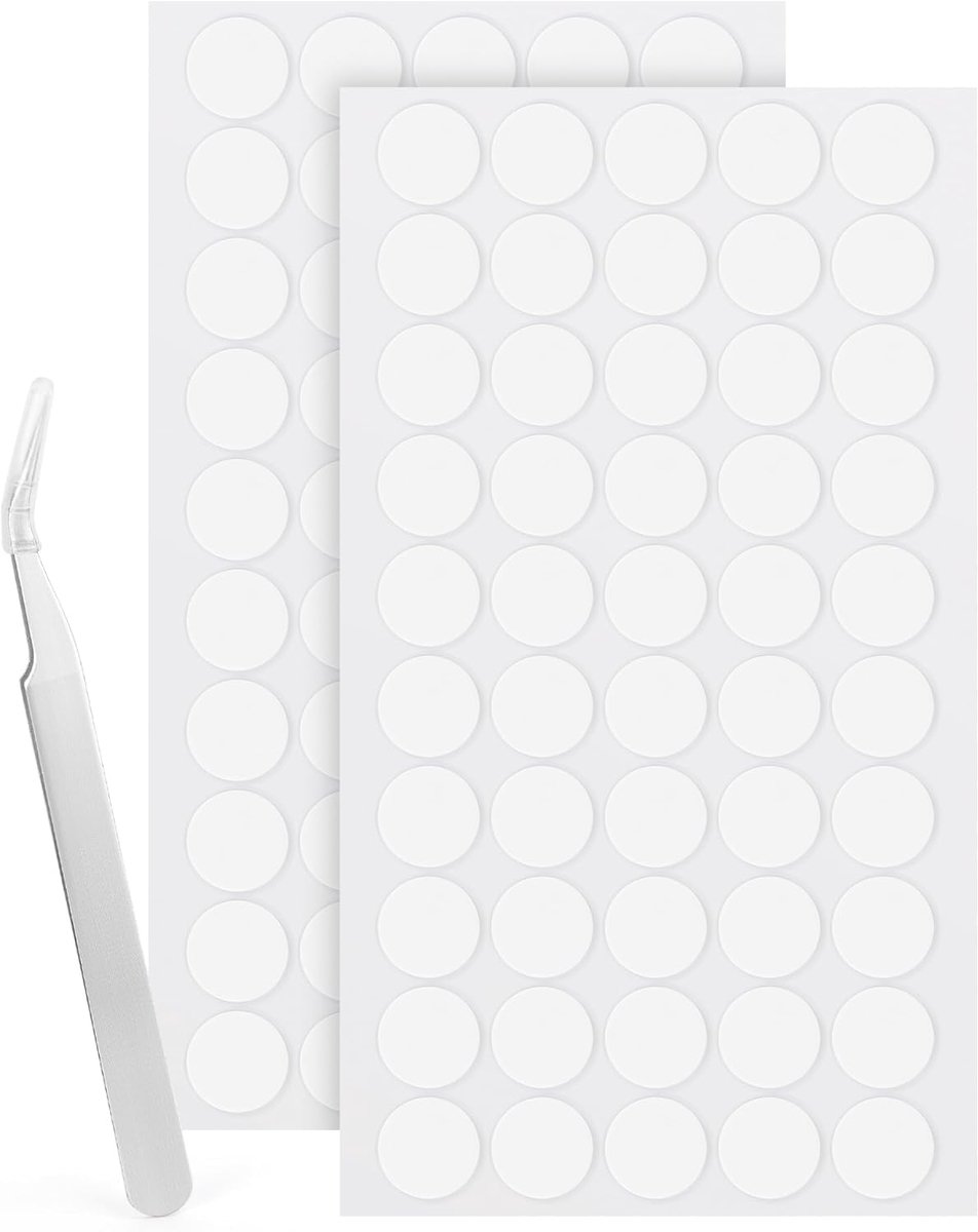 Dubbelzijdige lijmdots 20mm - Transparant en waterdicht - Herbruikbaar en residuvrij - Ideaal voor DIY decoratie - SnelShoppen