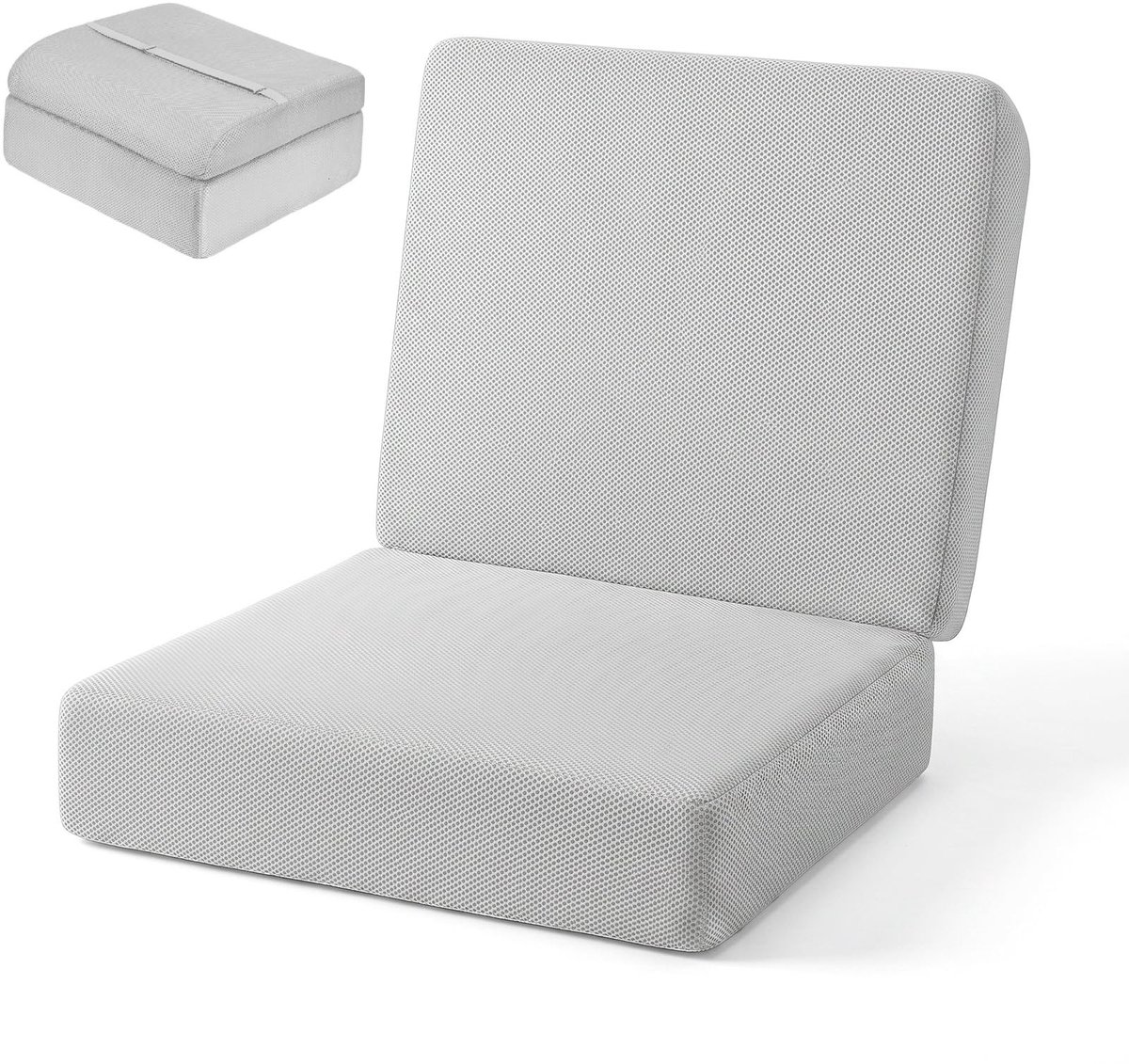 Omgoods - Ergonomisch Zitkussen met Rugsteun voor Stoelen