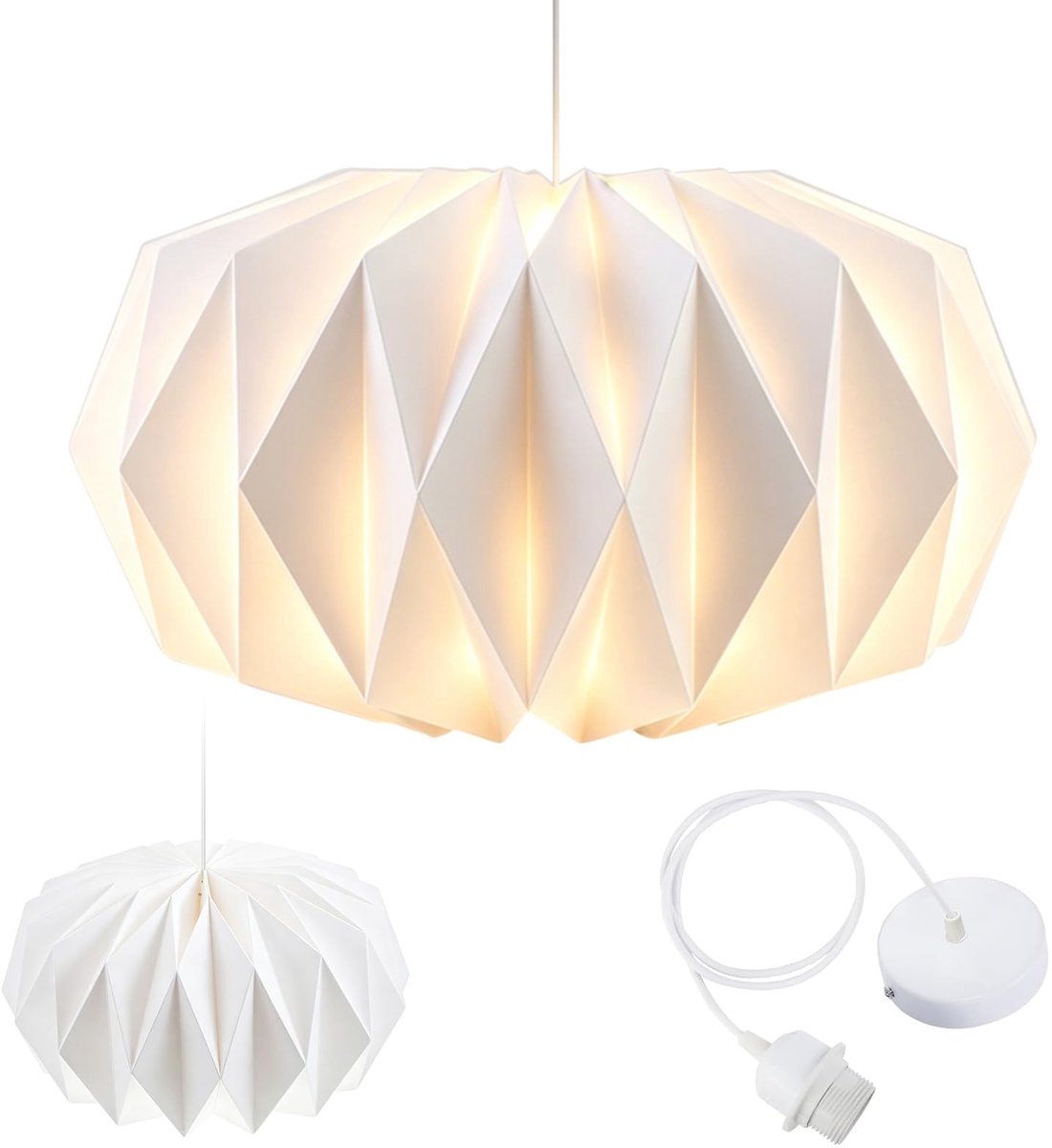 Omgoods - Origami Papieren Lampenkap voor Hanglamp
