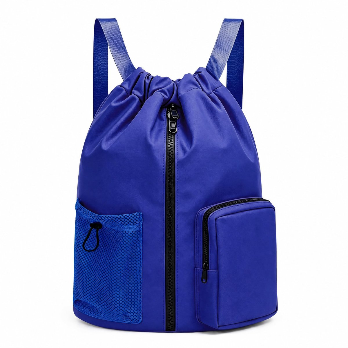 Omgoods - Sporttas voor Dames en Heren, Blauwe Gymtas voor Fitness en Outdoor Activiteiten