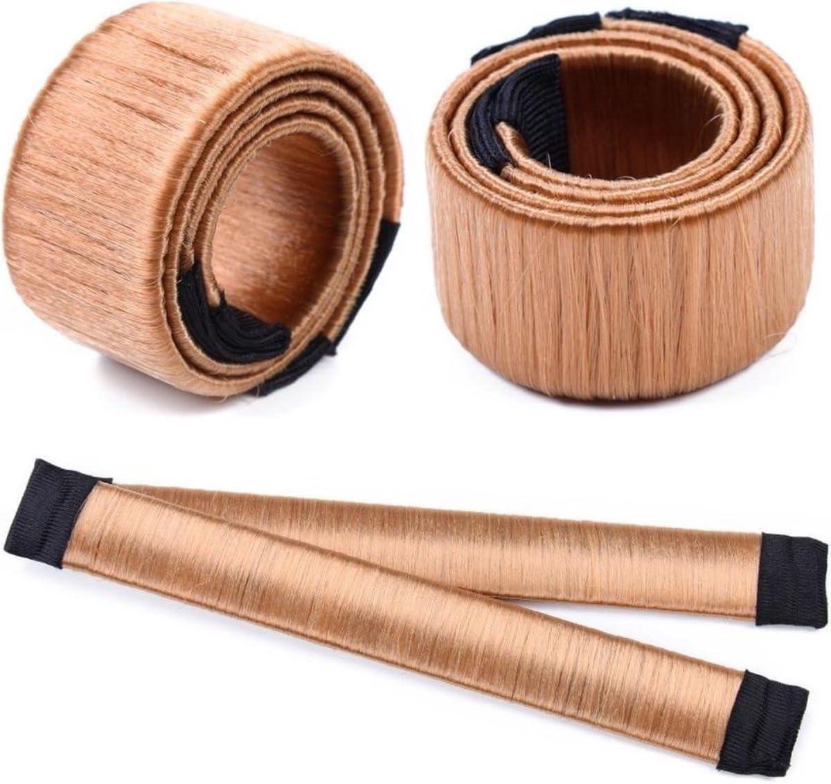 Haar Bun Set - Haarvormer Kapselmaker - Snel Kapsels Maken - Onzichtbaar in Haar - 2 stuks - Goud