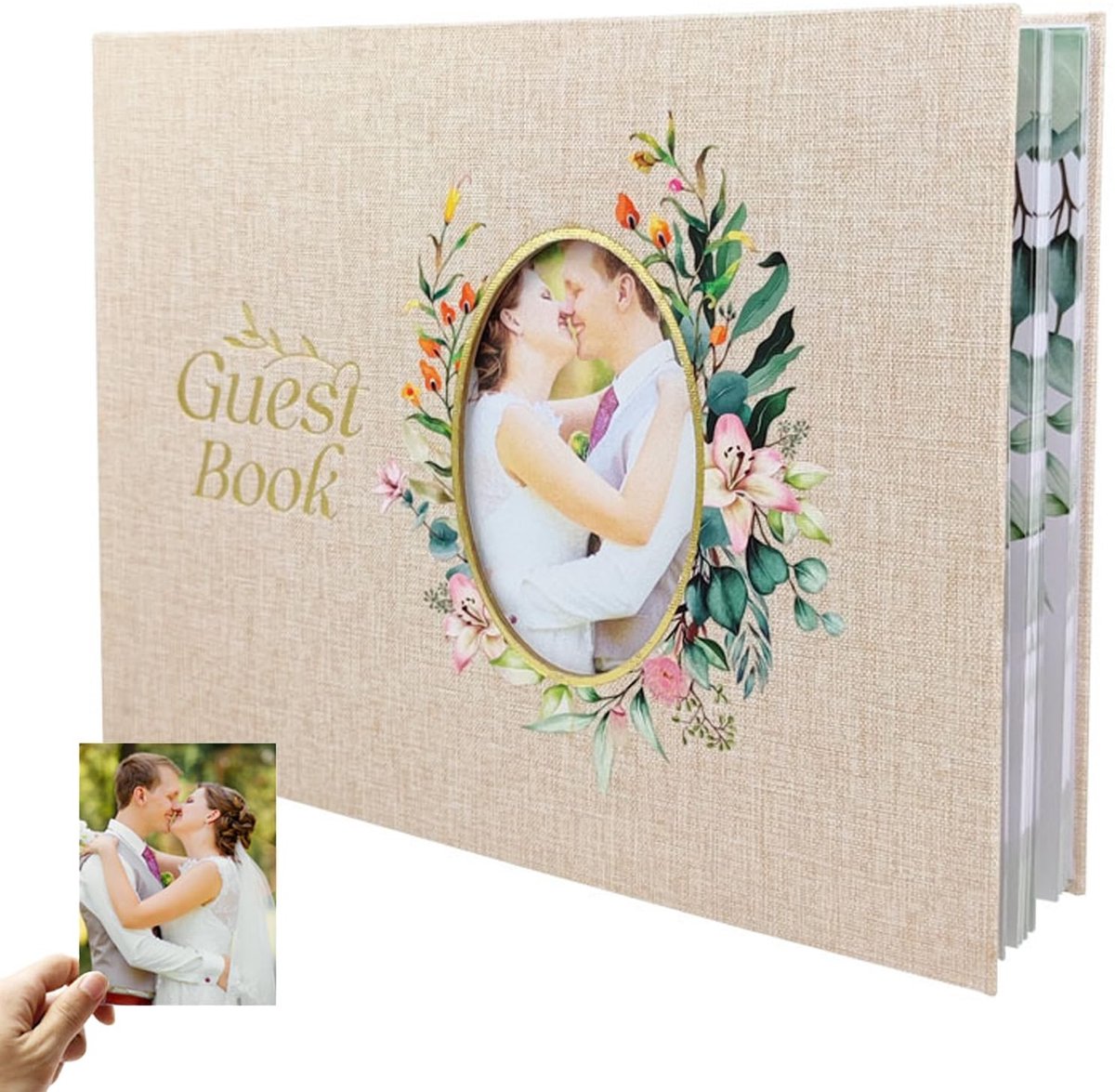 Omgoods - Bruiloft Gastenboek met Polaroid Foto's