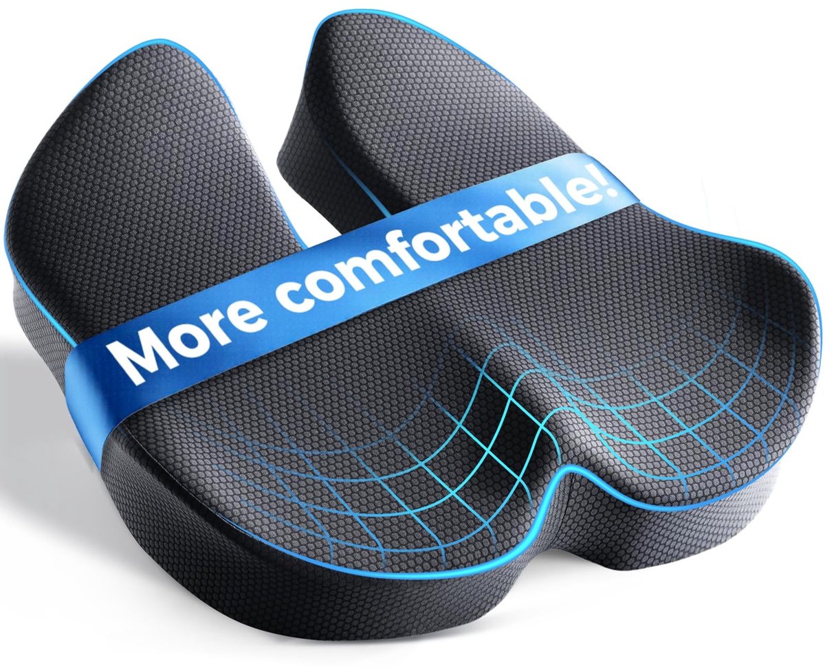 Omgoods - Ergonomisch Zitkussen van Memory Foam voor Kantoorstoel