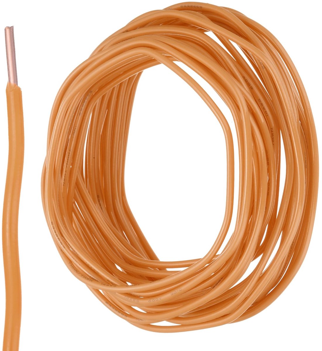Omgoods - Geïsoleerde Koperen Elektrische Kabel 14 AWG 25 Meter