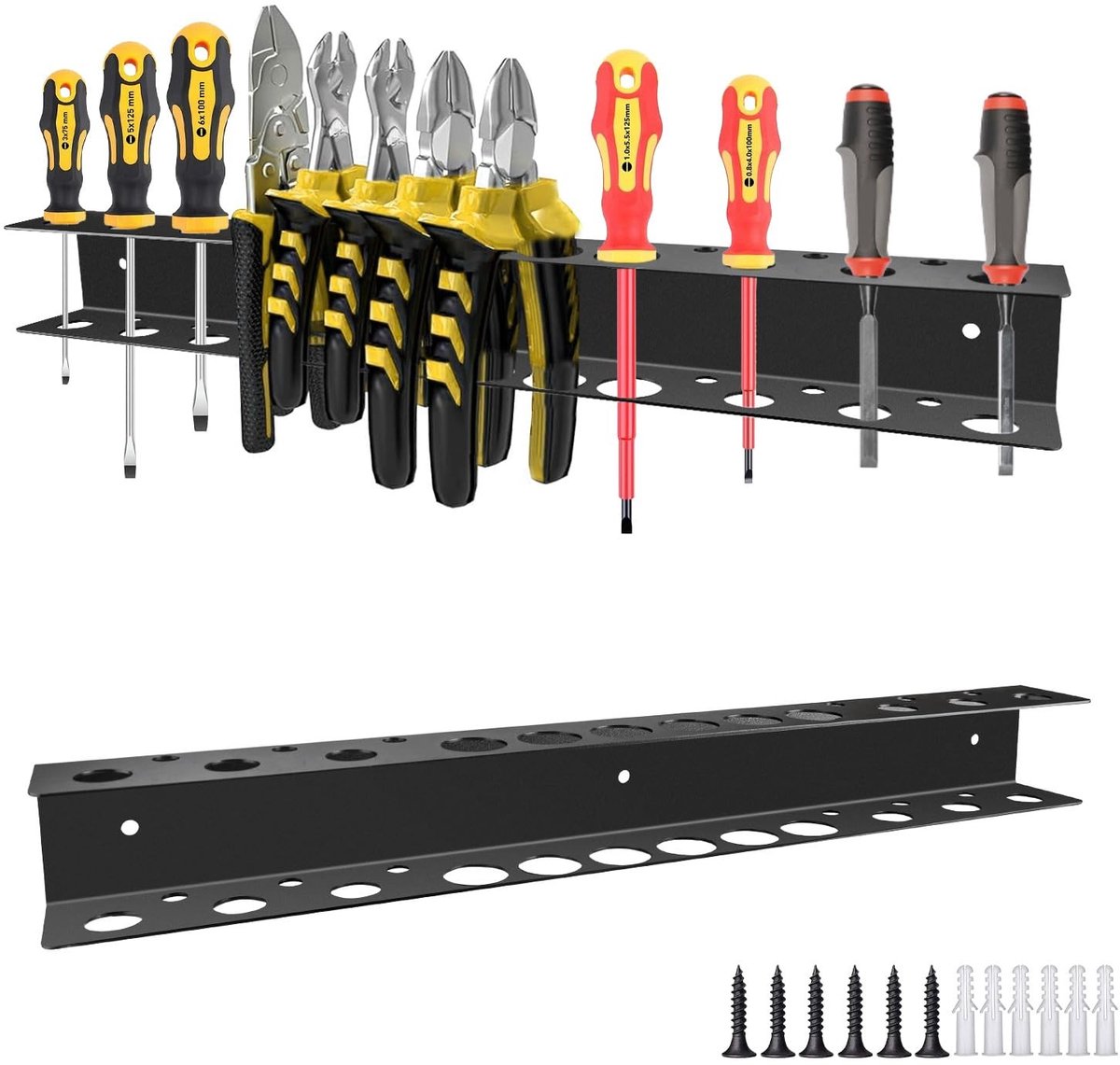 Omgoods - Wandgemonteerde Schroevendraaier Organizer en Toolhouder