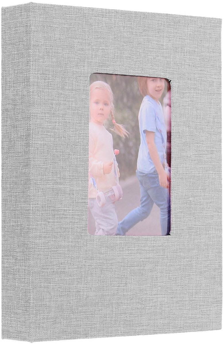 Omgoods - Klein Fotoalbum met Canvas Cover voor 52 Foto's