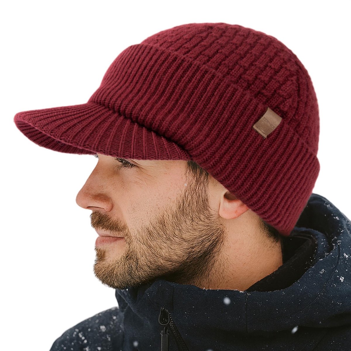 Omgoods - Merino Wol Beanie Muts met Fleece Voering voor Winter