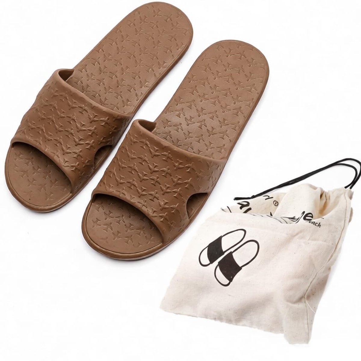 Omgoods - Draagbare Vouwslippers voor Thuis en Reizen (Mocca)