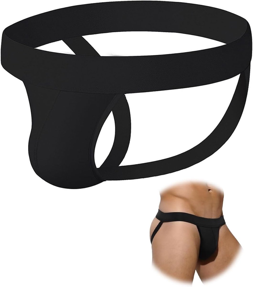 Sexy ondergoed voor heren, ademende tanga en jockstrap in grote maten, elastische slip boxershort met lage taille