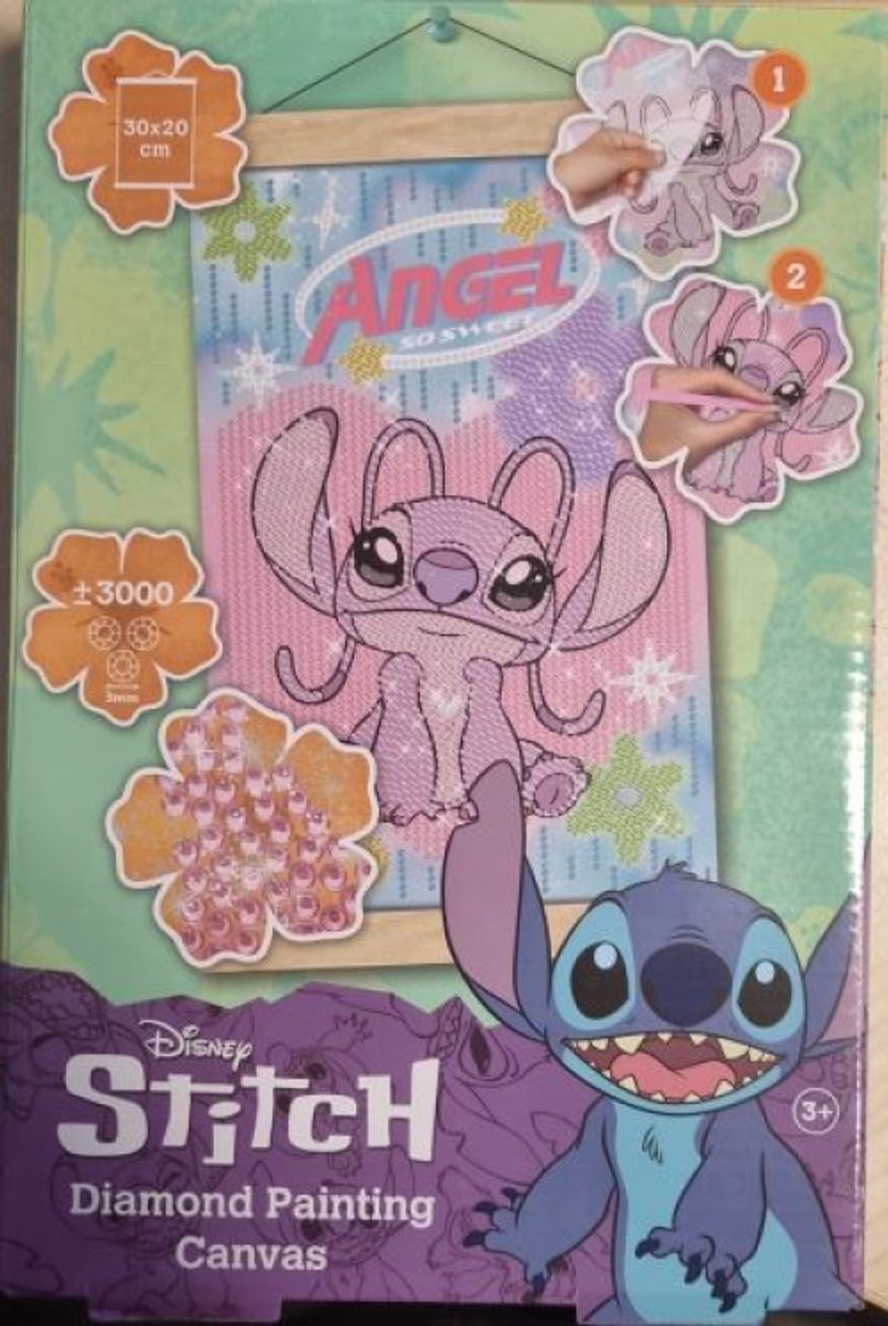 Stitch Angel So Sweet diamond painting canvas
