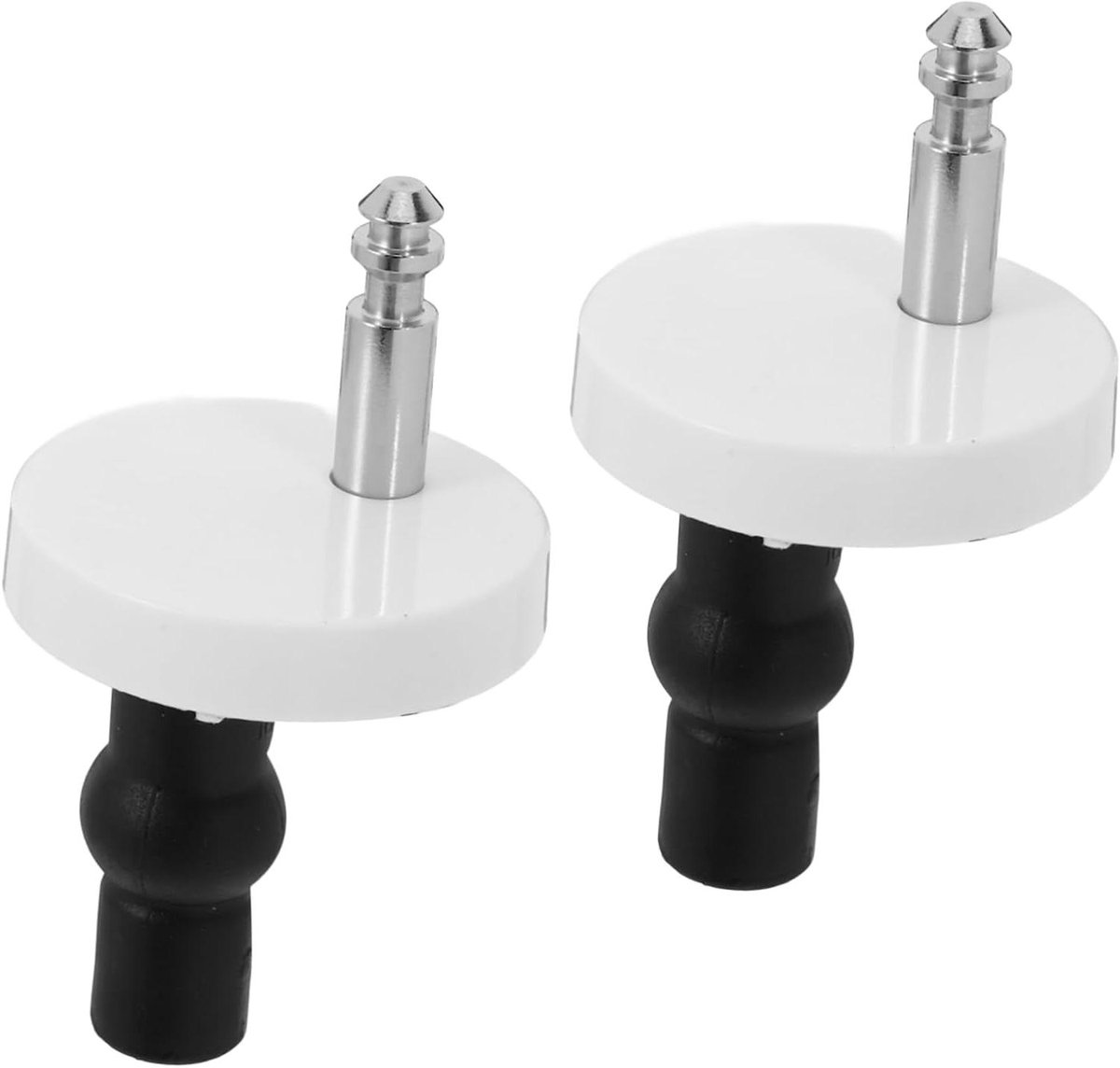 Toiletbril Bevestigingssets - Toiletzitting Schroeven - Toilet Reparatie - Universele Pasvorm - 2 Stuks - Wit