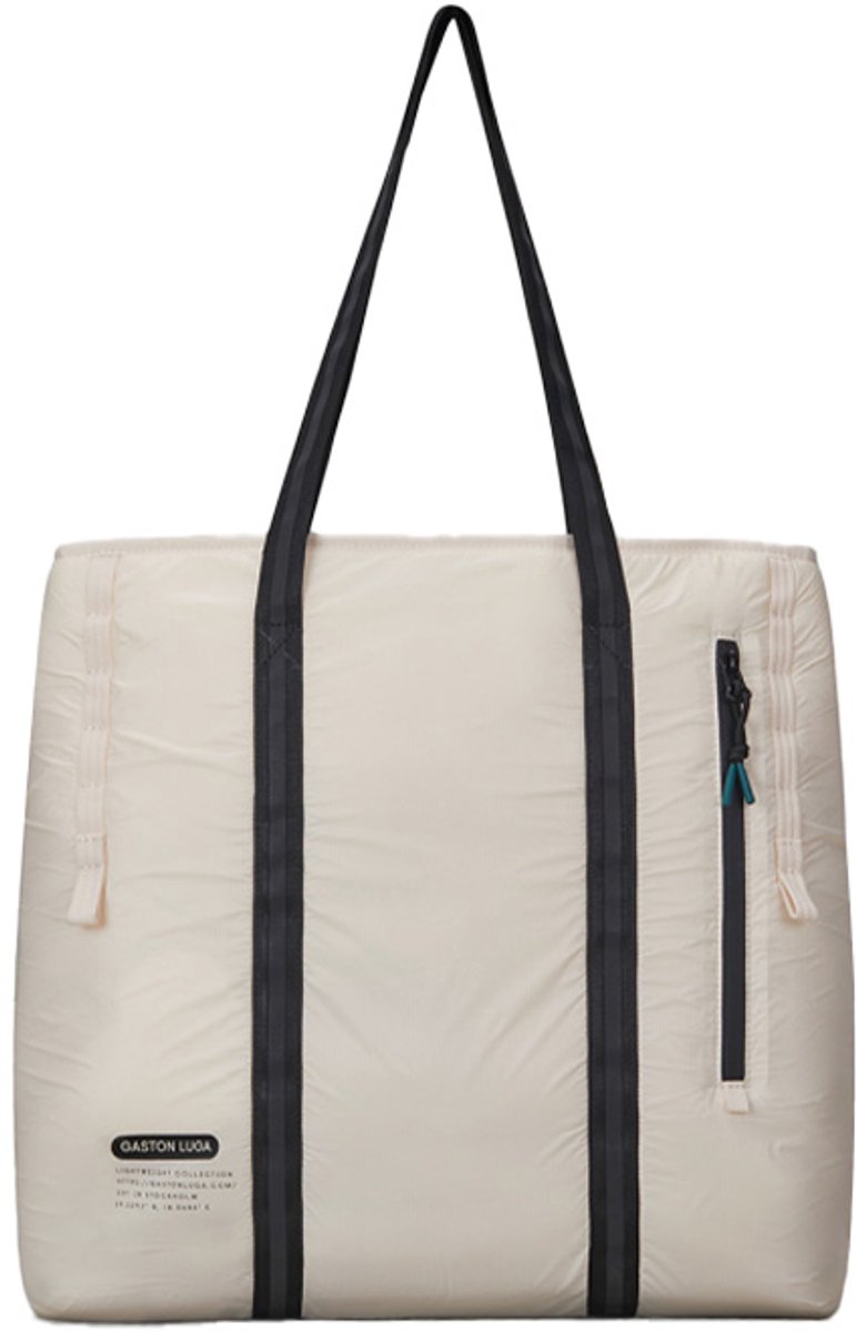 Gaston Luga Lightweight Shopper - Off White