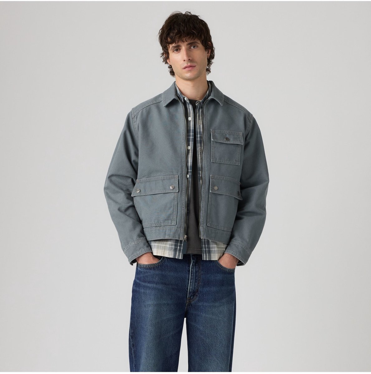Levi’s Newell Utility-jack Blauw