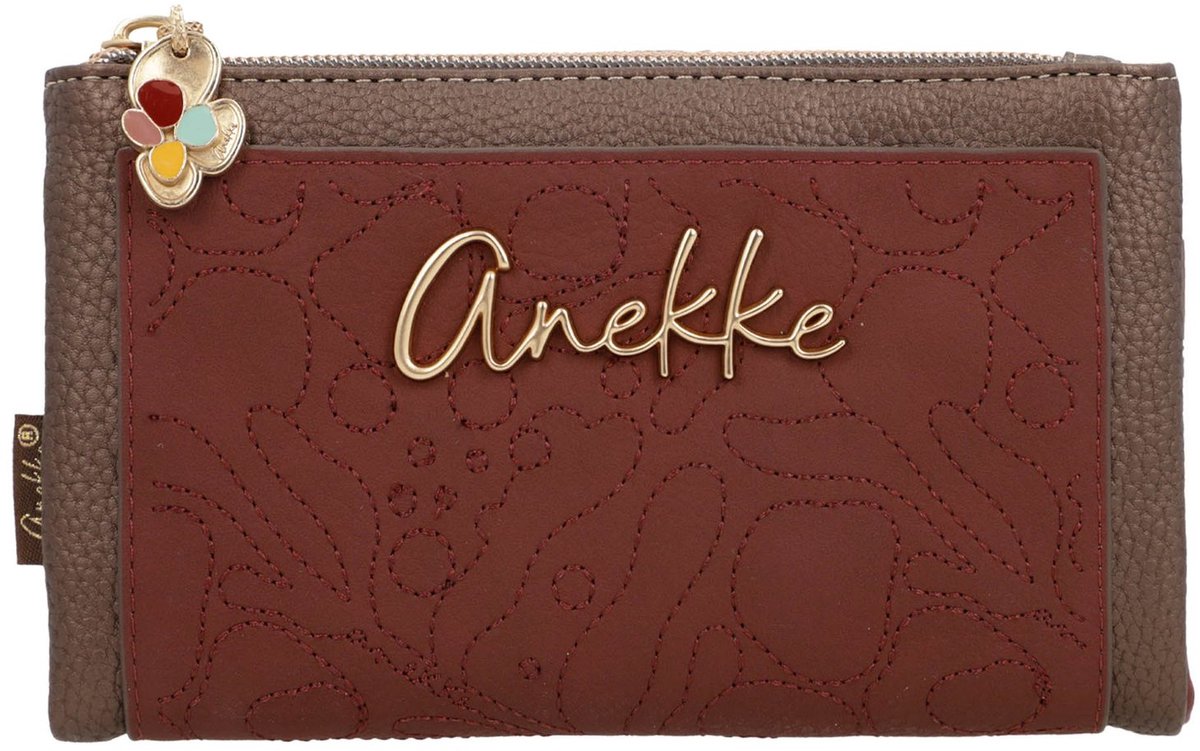 Anekke portemonnee Blossom RFID Wallet Multicolor bruine