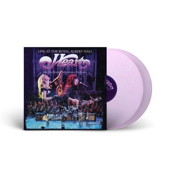 Heart Live at the Royal Albert Hall dubbel vinyl album in lichtpaarse marbled kleur.