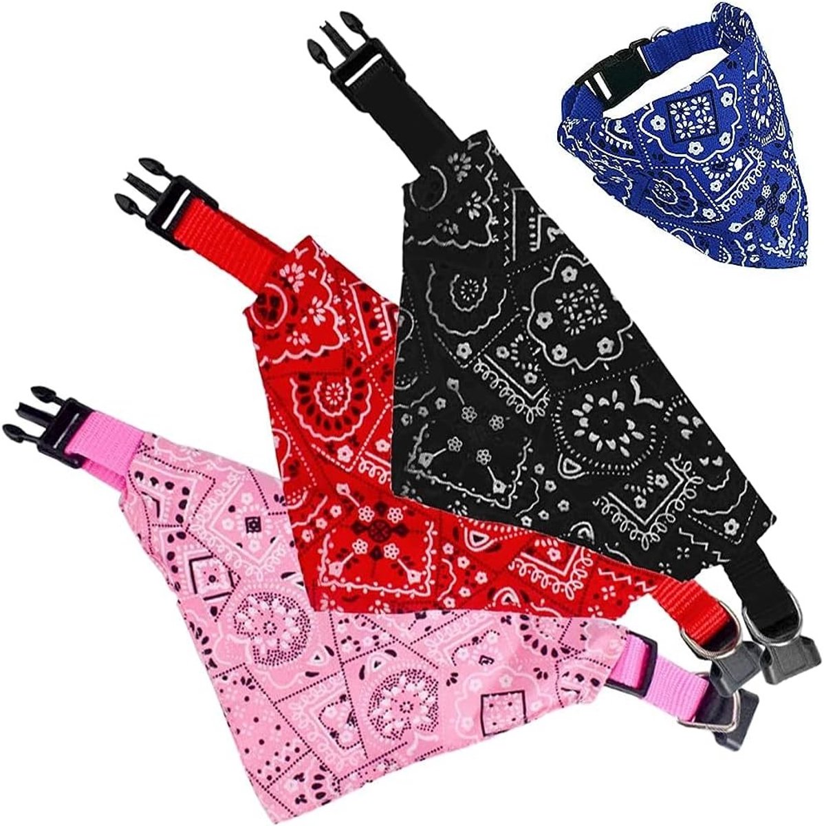 Triangle hondenbandana voor kleine en middelgrote honden - stijlvolle en comfortabele halsdoek voor huisdieren, perfect voor elke gelegenheid