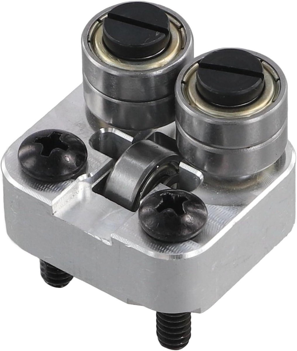 Geleidingswielset Lintzaag - Reservewiel Bandzaag - Nauwkeurig Zagen - Stabiele Metalen Wand - 7 x 7 x 2 cm - Zilverkleur