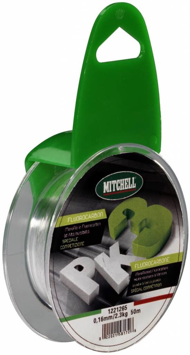 Mitchell PK3 Fluorocarbon Leader Transparant - Visdraad - Fluorcarbon Onderlijn - Vislijn - 0.18mm 2,70kg 50m