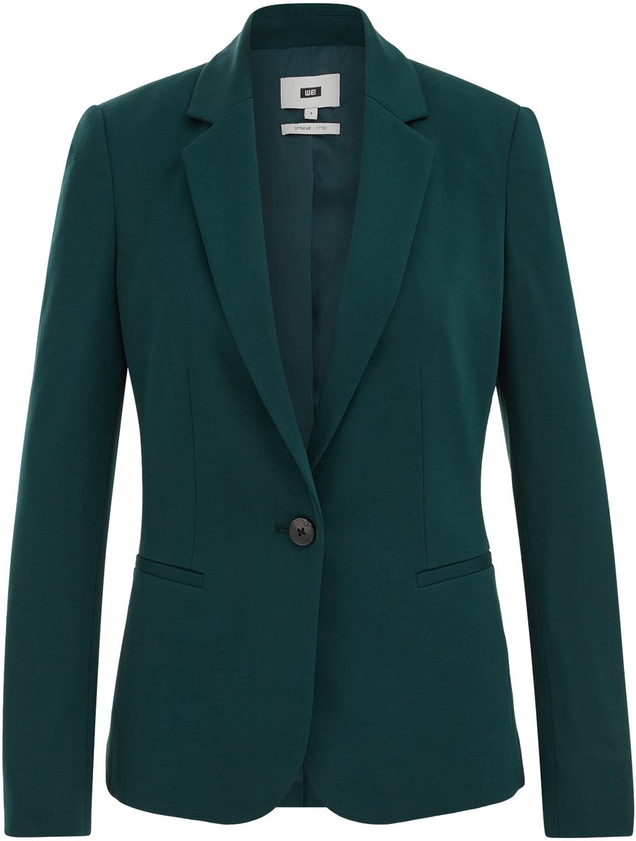 WE Fashion Dames getailleerde jersey stretch blazer