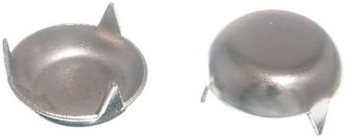 Dopjes voor Meubels - Glijders Vloerbeschermers - Meubels Verplaatsen - Inslag Dop - 3/4 inch - Zilverkleurig