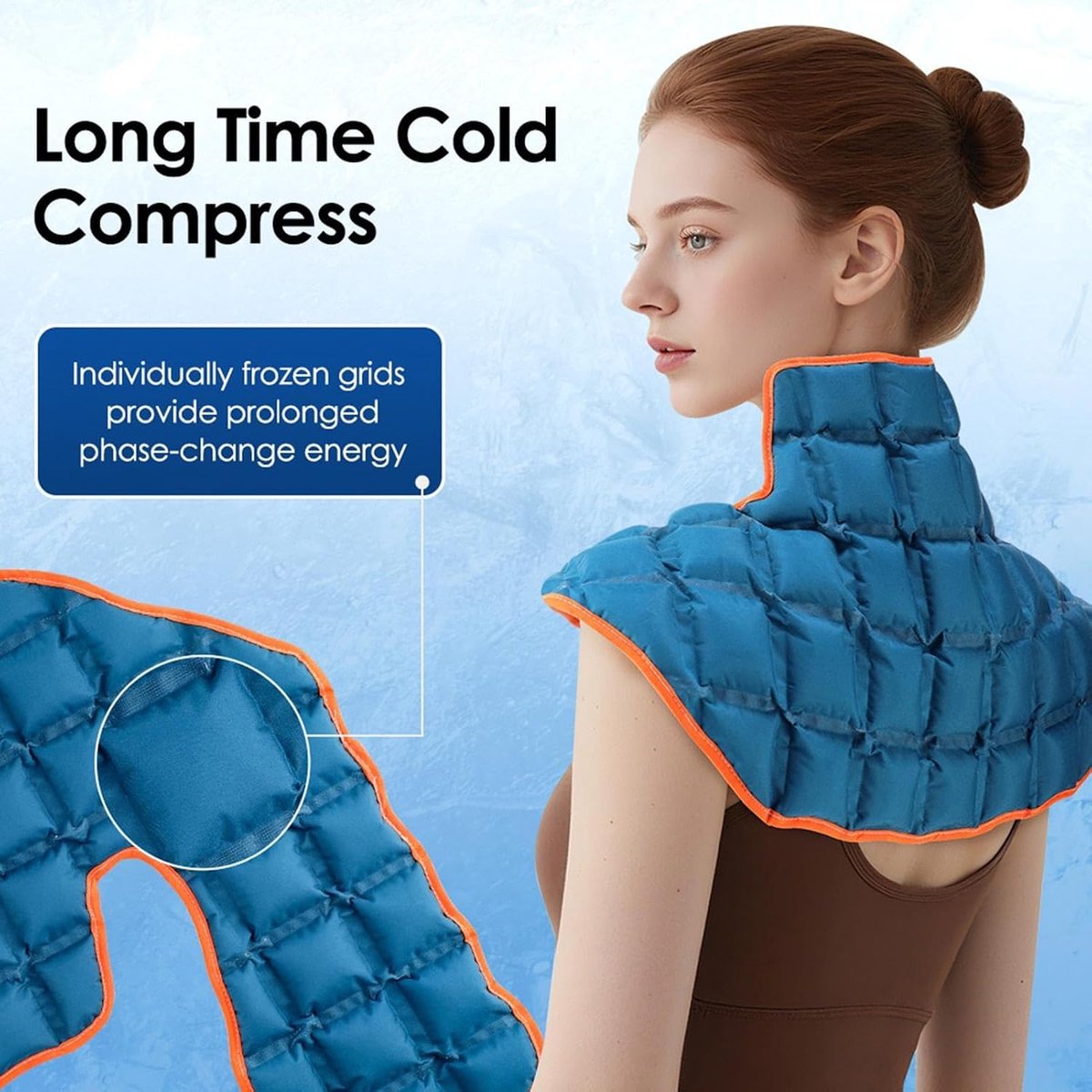 Schouderijspack, warmtekompres voor warme en koude kompressen, warmtepak voor herstel na blessures, voor mannen en vrouwen, voor buiten, thuis, op reis, in de sportschool en voor dagelijks gebruik. — cadeau in Cadeau-ideeën - foto 2