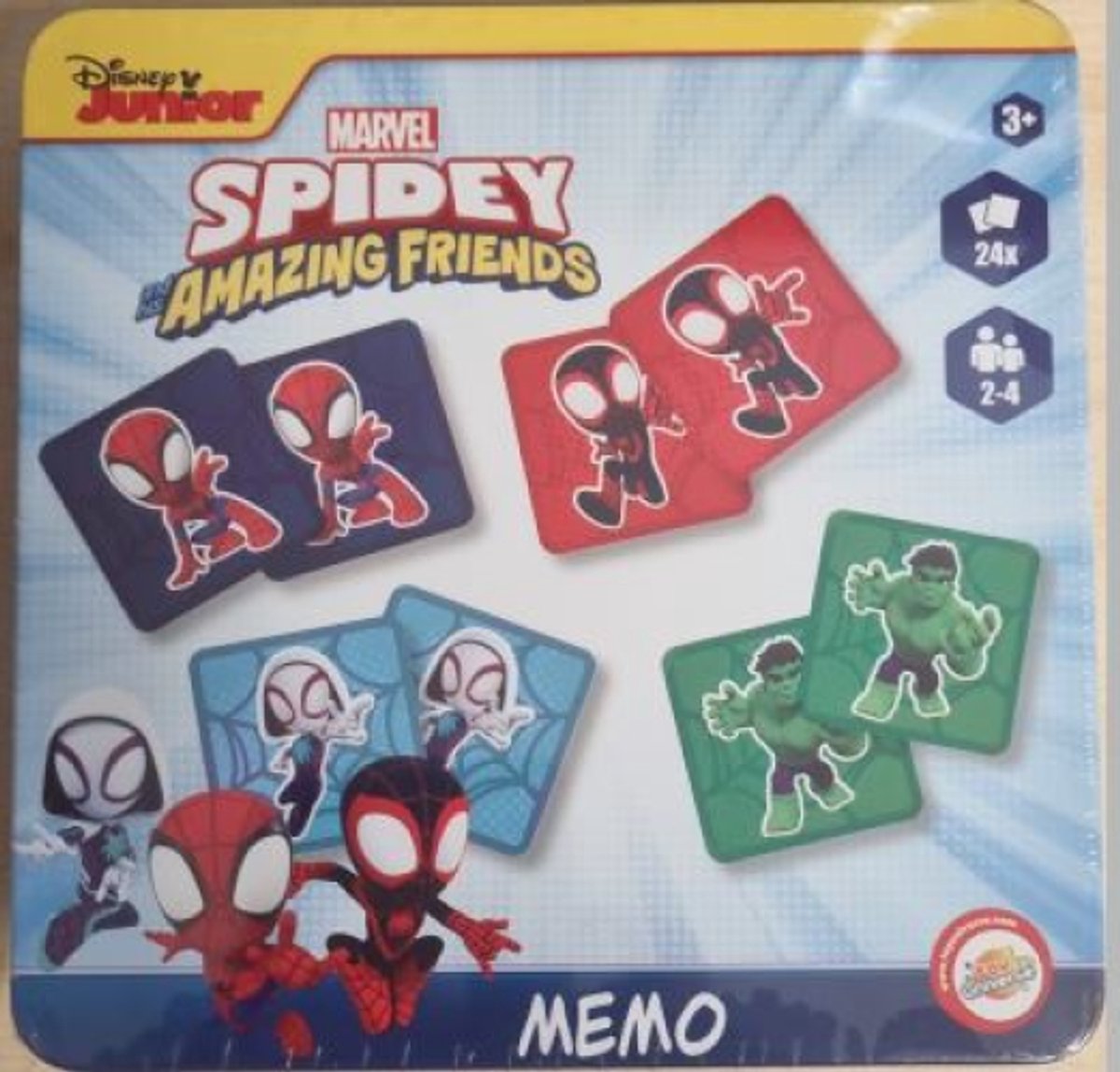Memory Spidey - patroon puzzelspel voor kinderen - denktraining - geheugentraining -