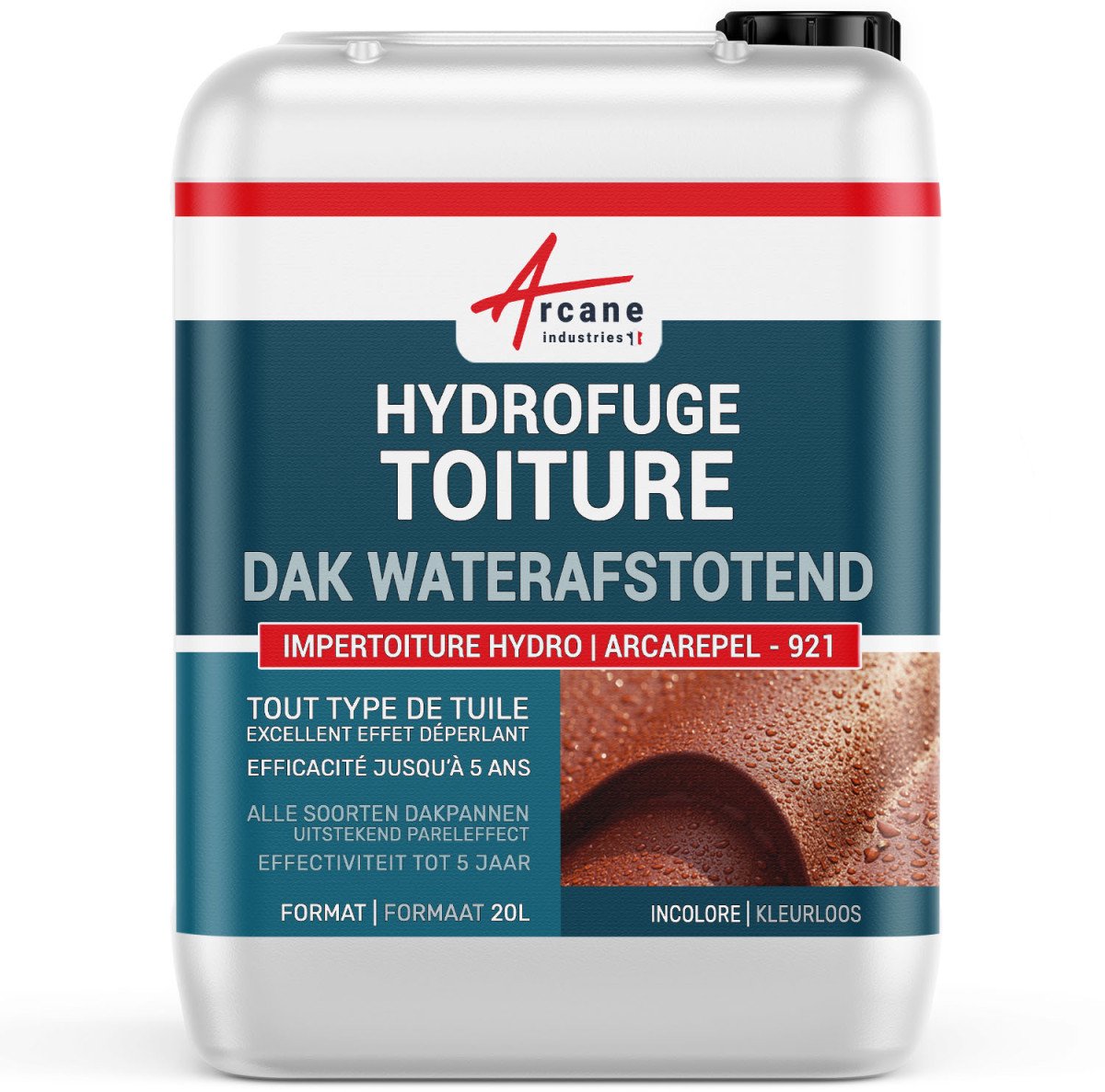 Kleurloze waterdichting voor poreuze daken - ARCAREPEL - 921