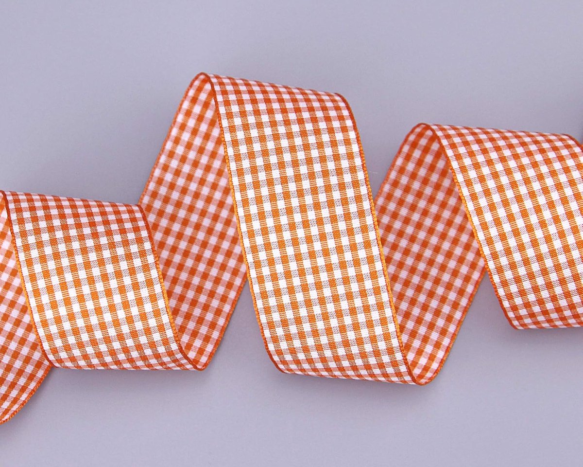 finmark decoratielint KARO klassiek rood lint geruit cadeaulint zonder draad te decoreren naaien