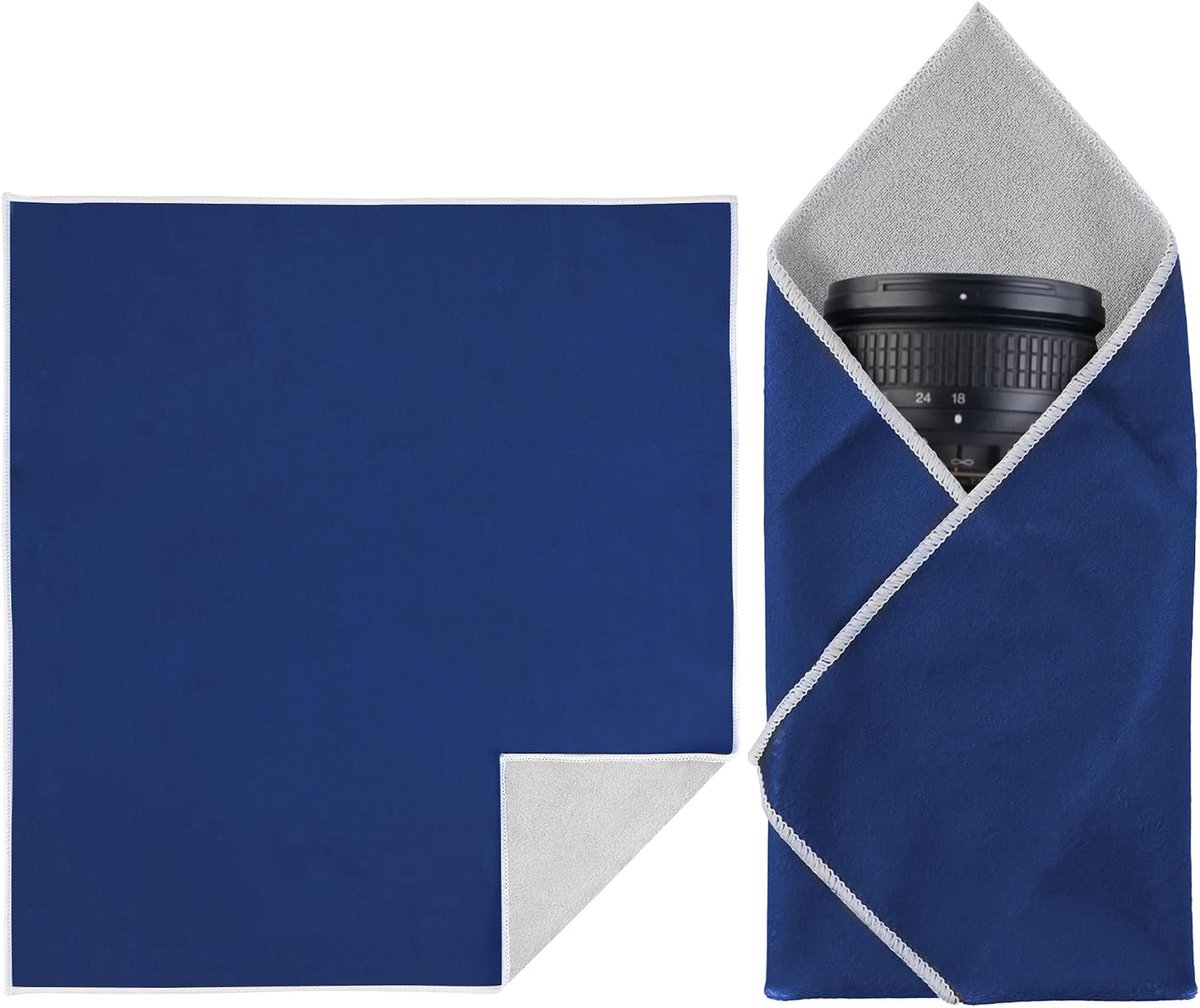 Way Magic Protective Wrap zelfklevende beschermhoes, krasbestendig, stofdicht en wasbaar doek, donkerblauw, 45×45 cm