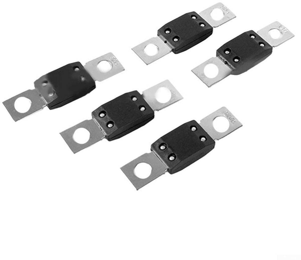 5-pack voor MEGA Fuse metalen autozekering voor 48V-systemen, 60A 80A 100A 125A 200A 250A 300A 70V optioneel (250A)