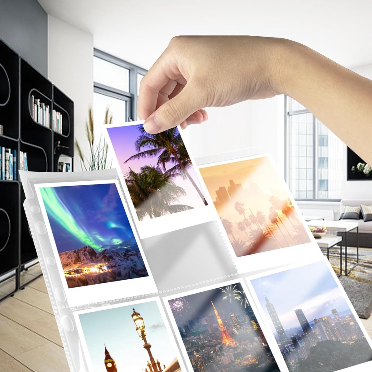 60 stuks zakken fotohoezen 9 vakken