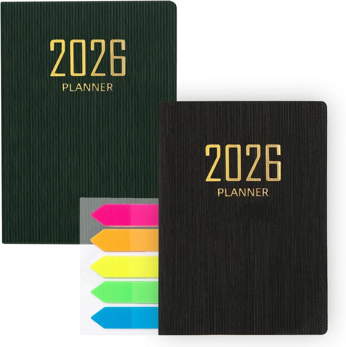 Agenda 2026 A7 - PU-leer softcover - mini zakformaat - ideaal voor scholieren - ShopVlot