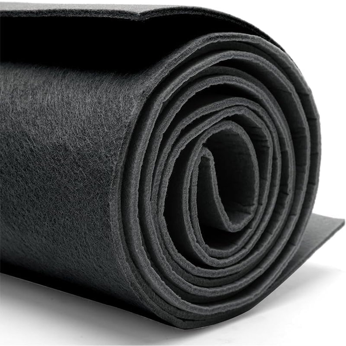 Stof - 40 x 250 cm x 3 mm, bekledingsstof van vilt, voor doe-het-zelf handwerk, decoratie, vilten onderlegger, patchwork, vilt, tafelloper, kostuums, cementgrijs