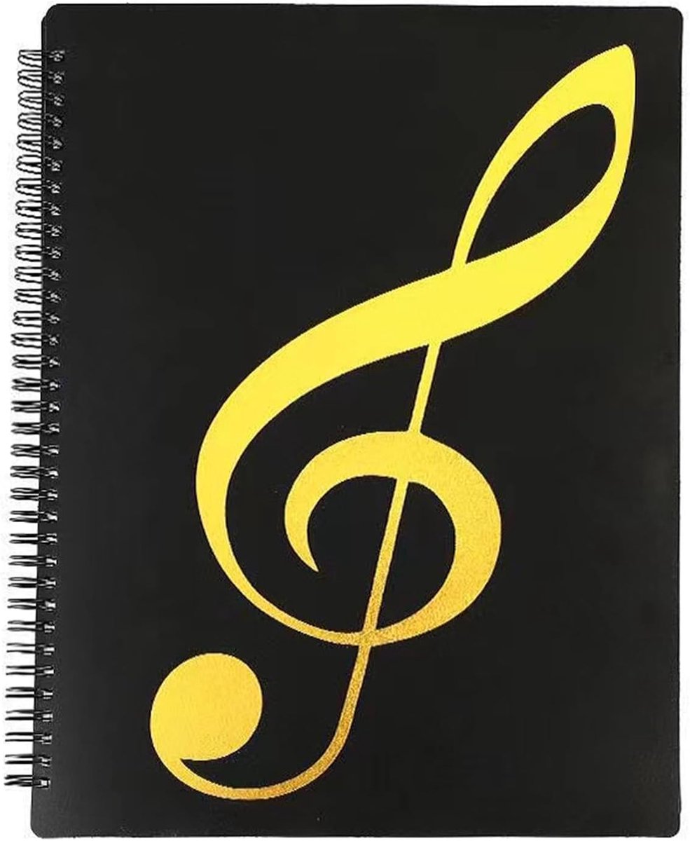 Bladmuziek Folder, Bladmuziek Houder Toestaan annotaties, Elimineren verblinding, 60 pagina's spiraal bladmuziek Binder Organizer, Bladmuziek Opslag