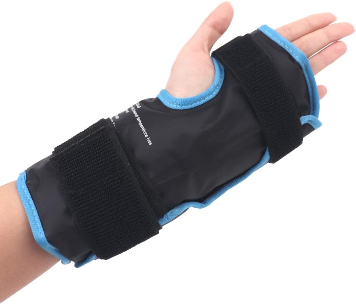 Koelmanchet voor pols, met klittenbandsluiting, gelkoelpads voor carpaal tunnelpijn, artritis en peesschedeontsteking, koud warm kompres, koelpack