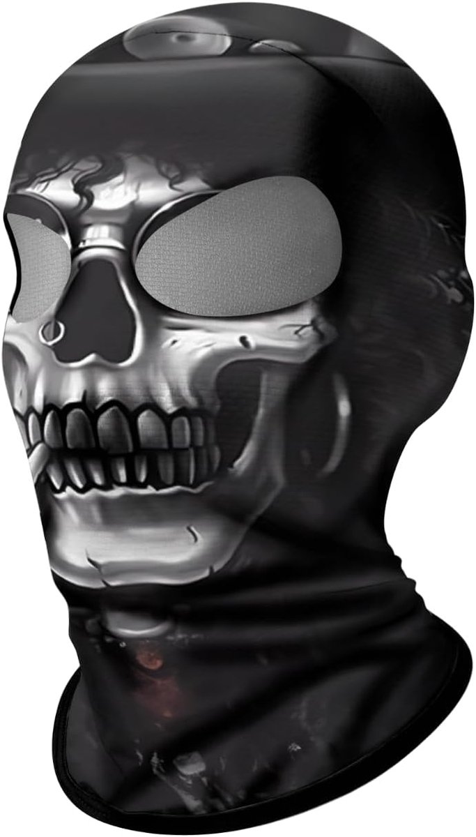 3D Bivakmuts Schedel Unisex Volwassen Motorcycle Sport, Feesten, Halloween en Carnaval, Schedel