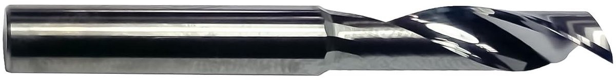 QUALITÄT VHM- schachtfrees Ø 4 mm - eensnijdende hardmetalen frees - voor de bewerking in aluminium en kunststof