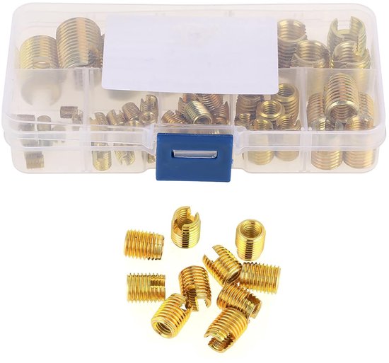 50 stuks Zelftappende Draad Inserts Schroef Bus Repareren Kit Draad Reparatie Tool M3 / M4 / M5 / M6 / M8 / M10 / M12 — afbeelding 2