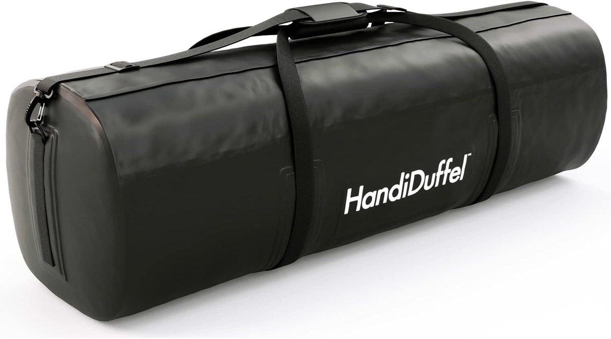 Cargobag 135 liter - zwart - handige opbergoplossing - ideaal voor kampeertochten - ShopVlot