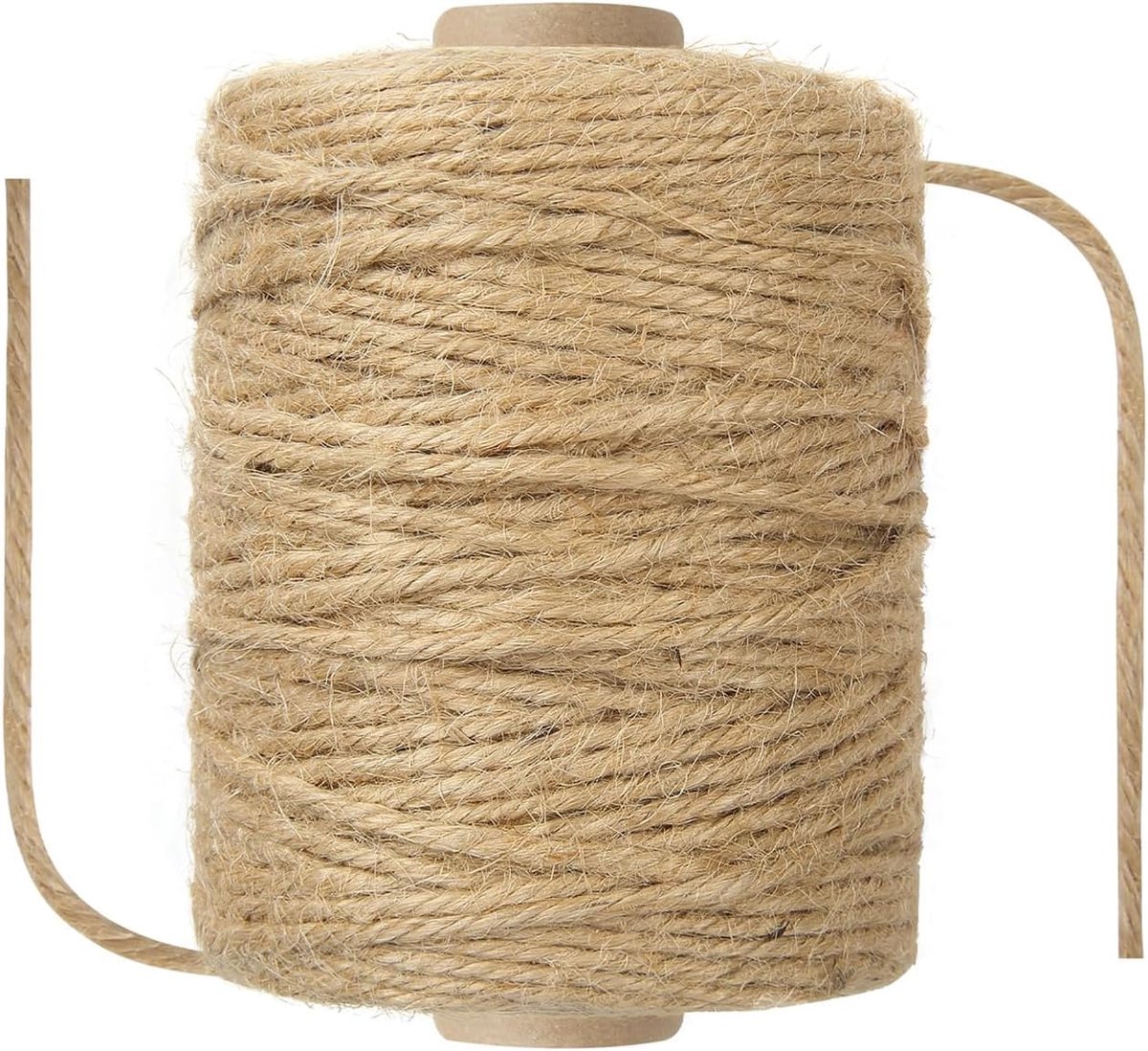 Tukoord 3 mm x 100 m - Dikke Jute Touw - Voor Tuinieren en Creatieve Klussen - SnelShoppen