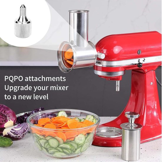 Hub attachment voor keukenmachine - roestvrijstalen bevestigingsschroef - geschikt voor 4.5-5 quart mixers - ShopVlot — afbeelding 3