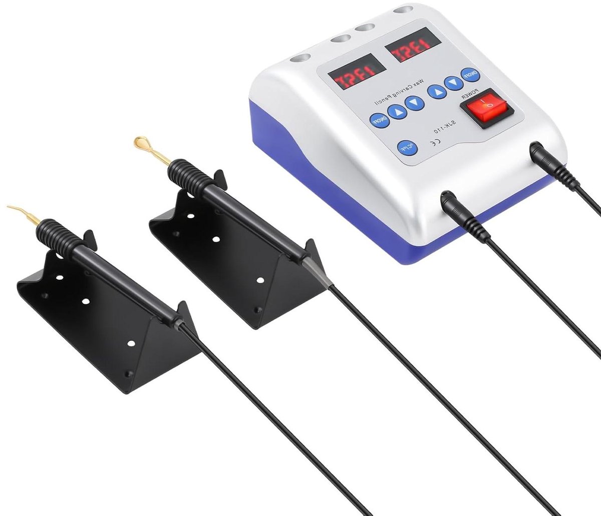 Digitale Waxmachine - Wax apparaat Carving Waxer - Tandheelkunde Waxen - Instelbare Temperatuur - 20-50W - Zilver Blauw Zwart