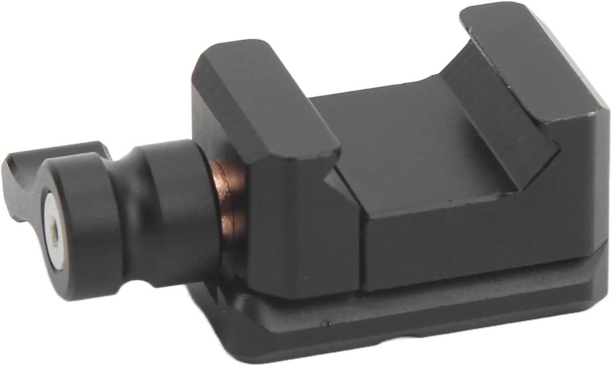 SnelShoppen - NATO Klem, NATO Lock Klem Snelle Ontgrendelingsplaat met 1/4 Inch en 3/8 Inch Draad en Zoekgat Koud Schoenmontage, voor Monitorsteun, LE