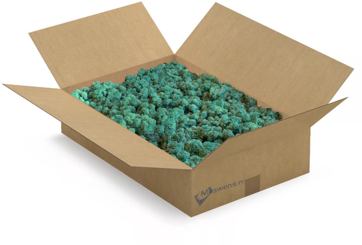 Moswens Rendiermos - 1,5 KG - Doos L - 0,20 m² - Ocean