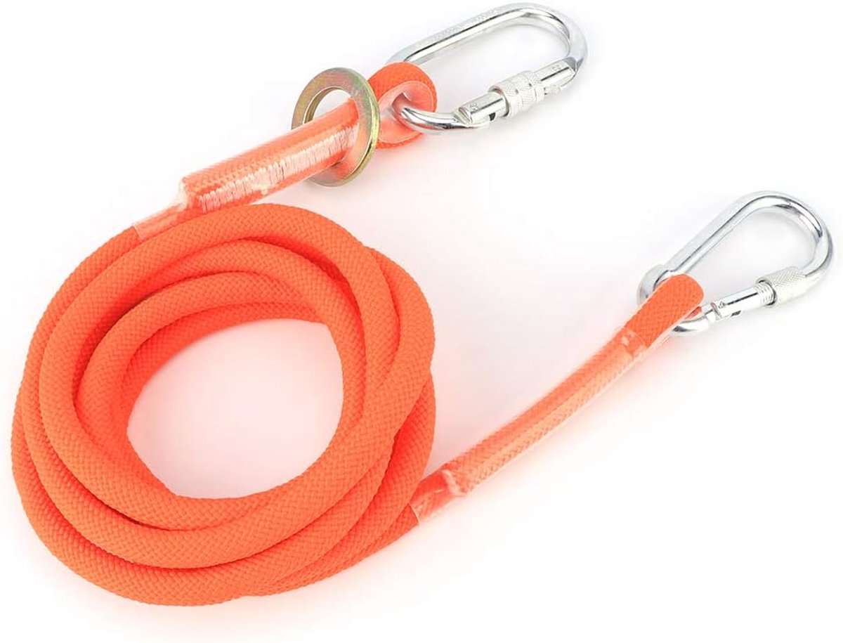 klimtouw 13mm - nylon en staal - 1800 kg draagvermogen - veilig voor buitengebruik - ShopVlot