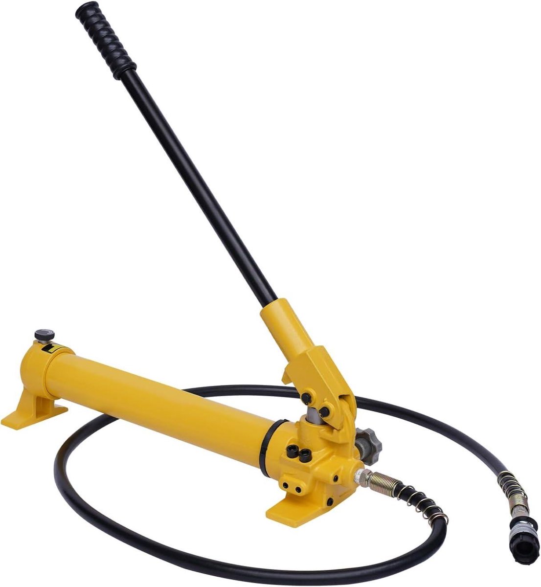 Hydraulische Handpomp - Oliepomp Krachtpomp - Hydraulisch Gereedschap Aandrijven - Hoge Druk 70MPa - 700cc - Geel